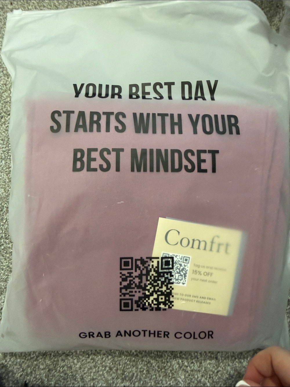 Comfrt Women's Berry Track Pants - Picture 3 of 3